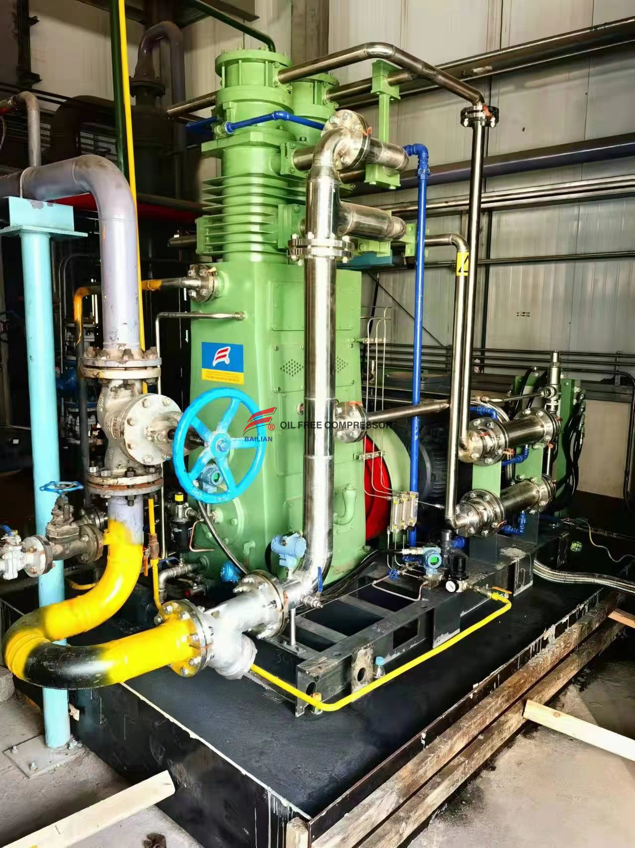 500 нм3 6,5BAR нефть водородного водородного компрессора с низким давлением 